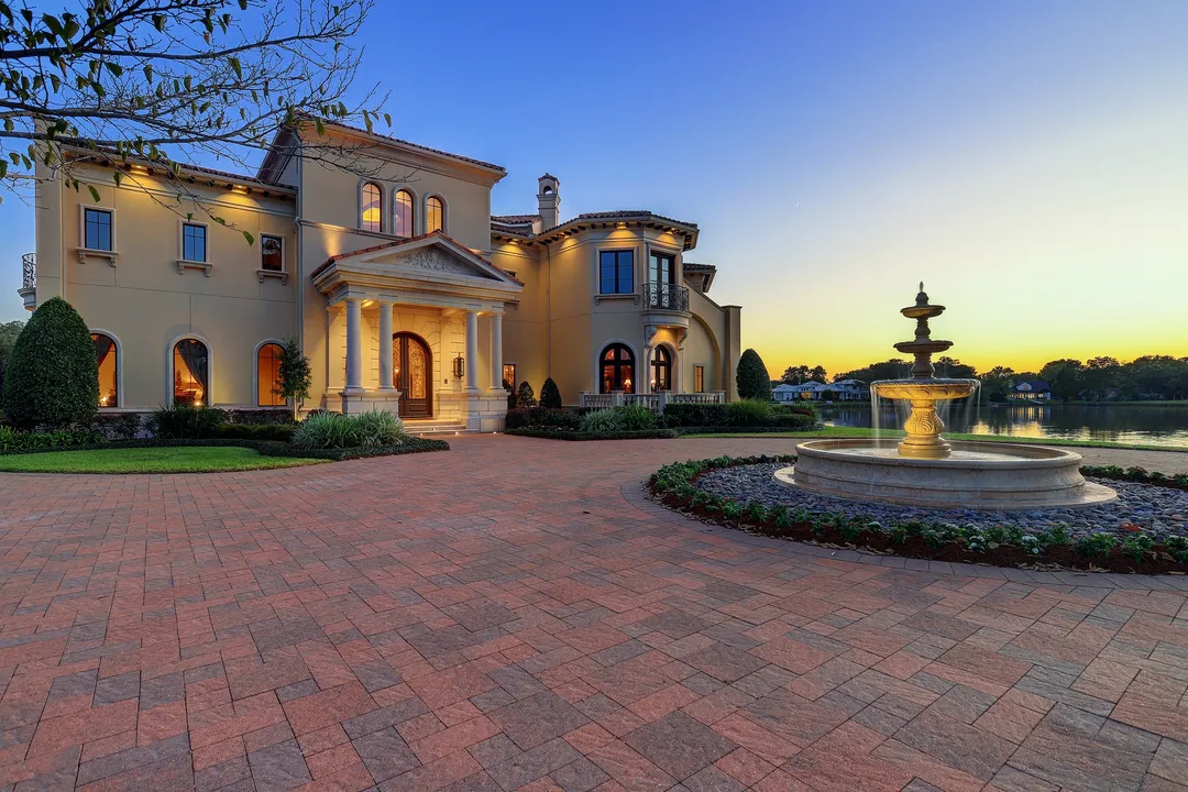 Luxurious backyard pool area featured by a licensed real estate broker in Sugar Land, showcasing outdoor living.