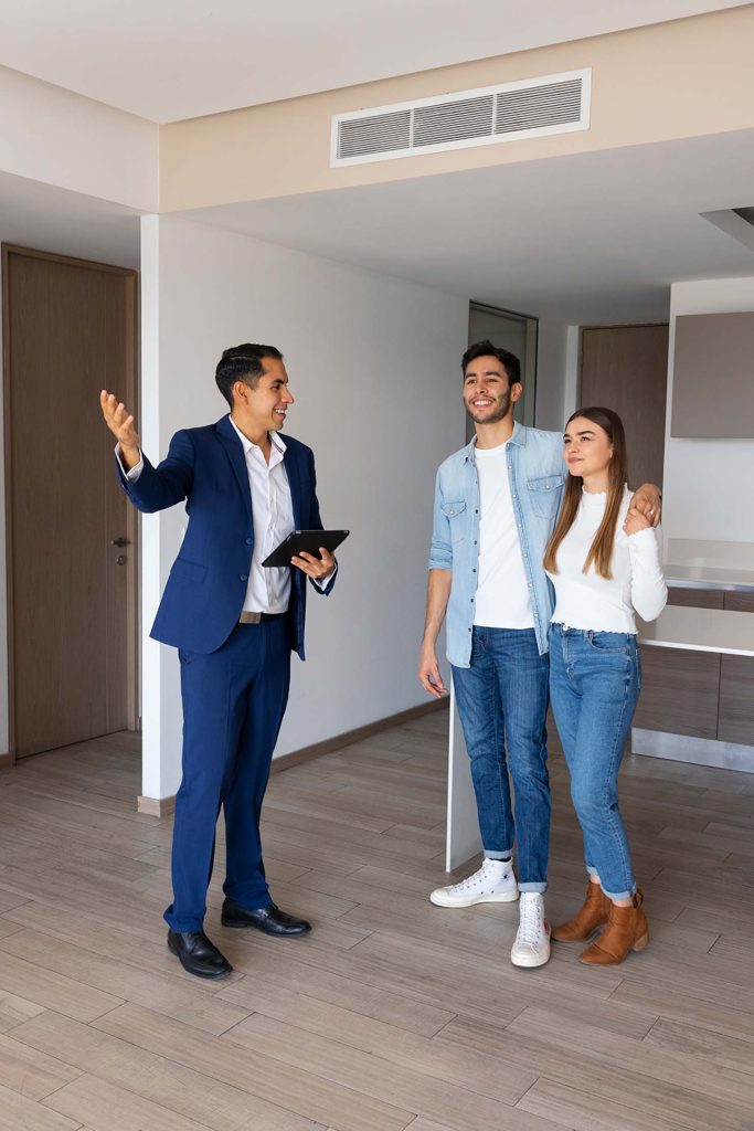 Home buying agent Riverstone TX consulting with buyers — Aida Younis Team residential real estate